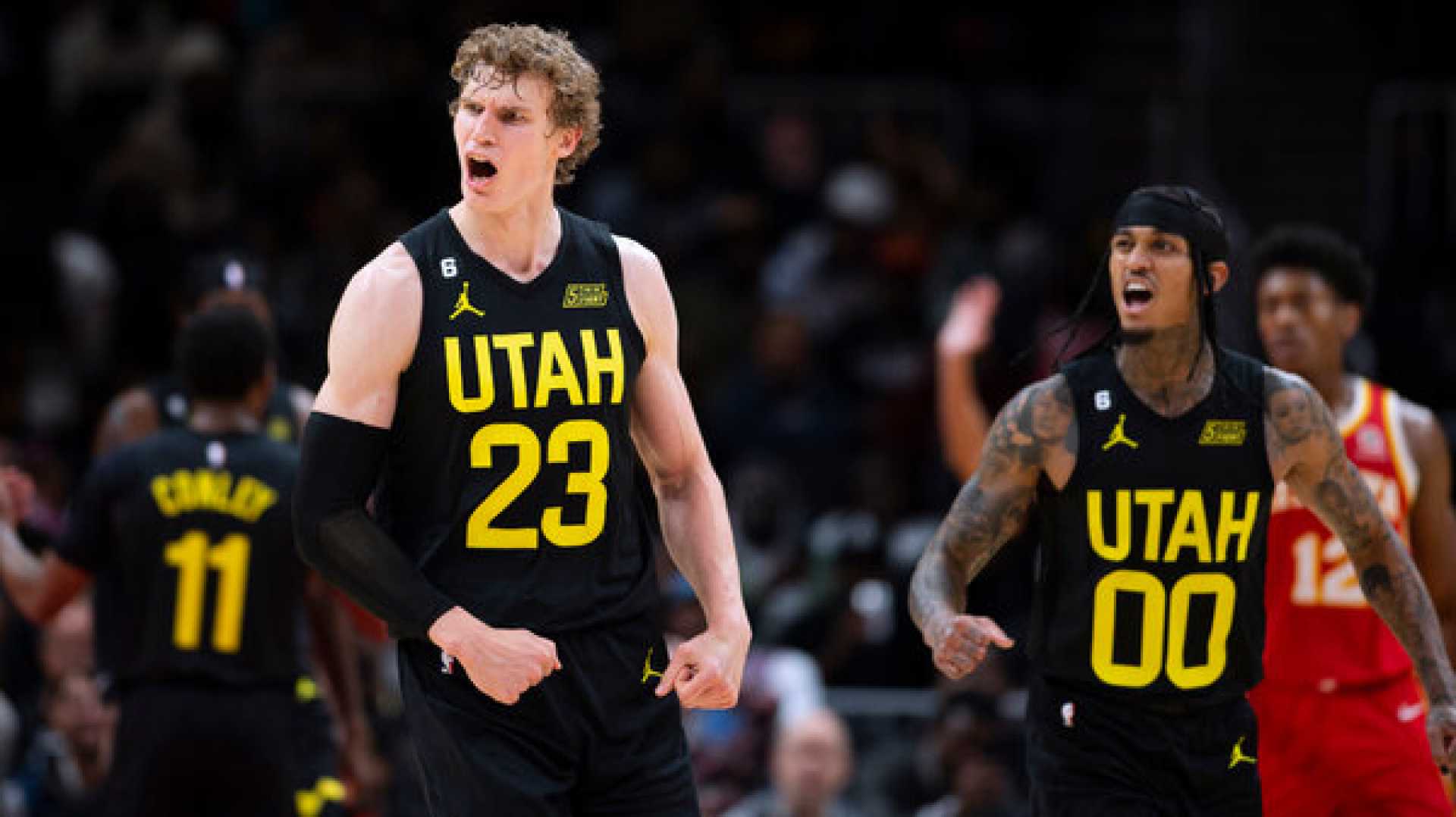 Lauri Markkanen Utah Jazz Basketball Game