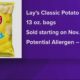 Lay's Classic Potato Chips Recall Fda Milk Allergen