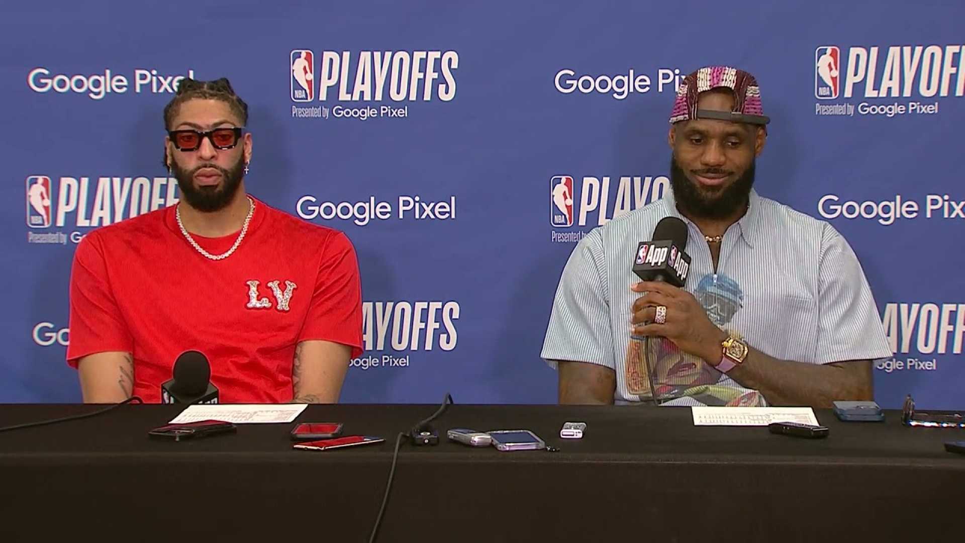 Lebron James Anthony Davis Lakers Press Conference