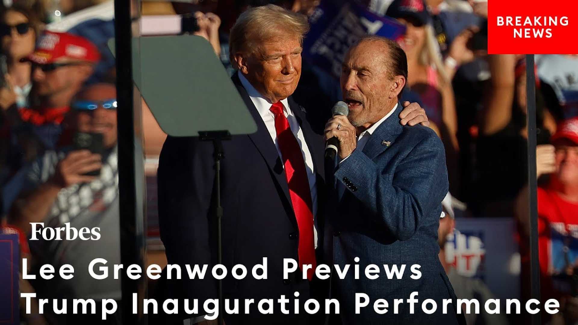 Lee Greenwood Trump Inauguration Performance 2024