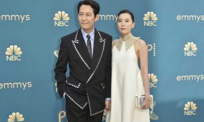 Lee Jung Jae And Lim Se Ryung At Emmy Awards