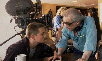 Leonardo Dicaprio Martin Scorsese Film Set