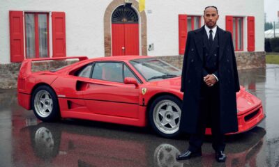 Lewis Hamilton Ferrari Maranello F40 Sports Car