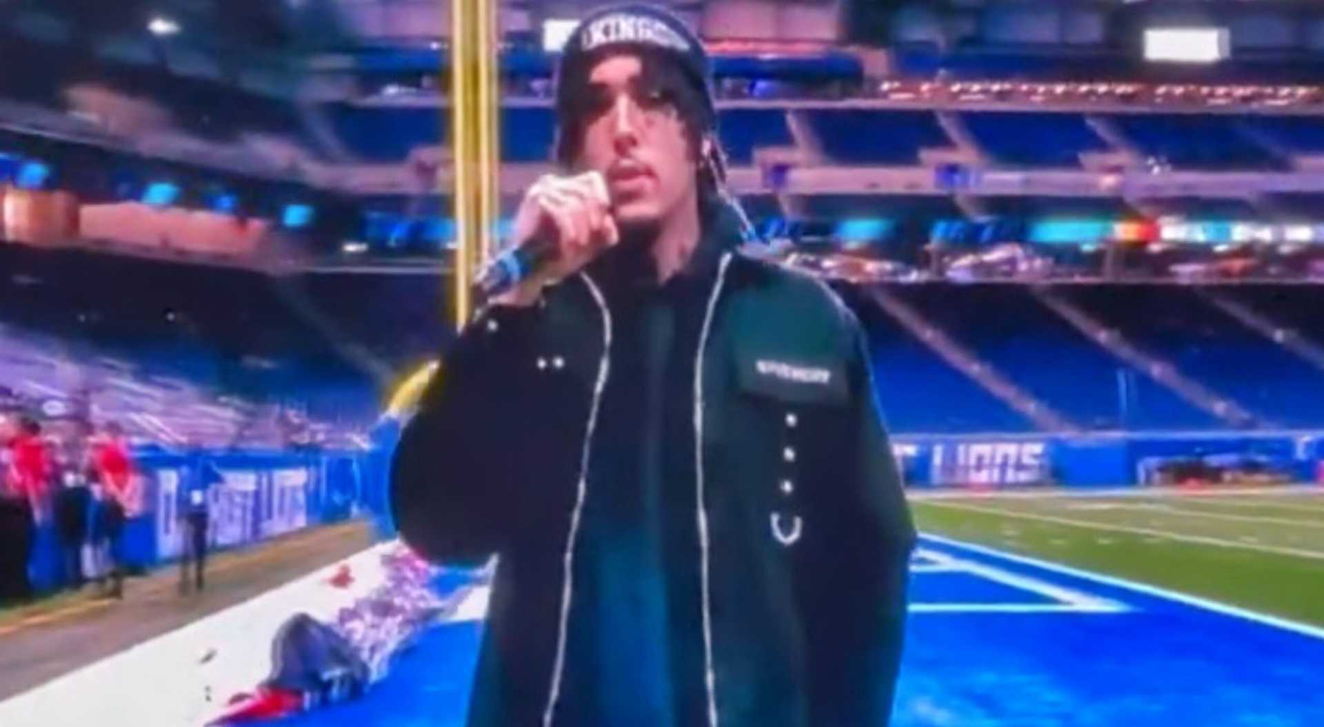 Liangelo Ball Performing At Ford Field