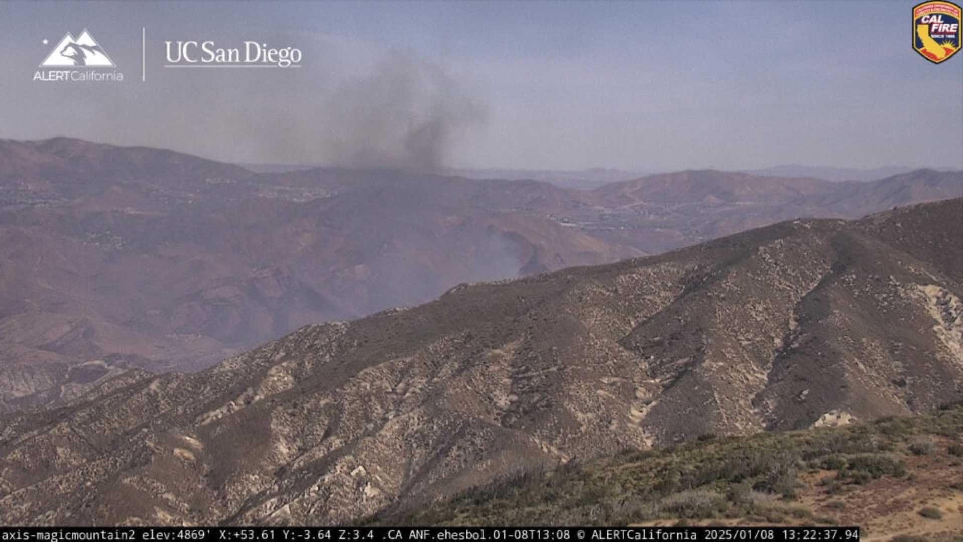 Lidia Fire Acton California Brush Fire