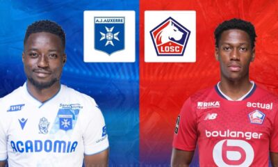 Ligue 1 Auxerre Vs Lille 2025 Match