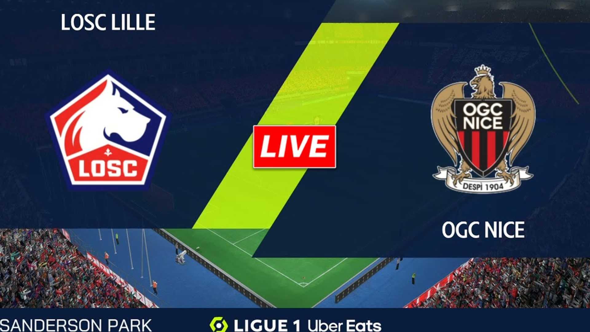 Lille Osc Vs Ogc Nice Ligue 1 Match