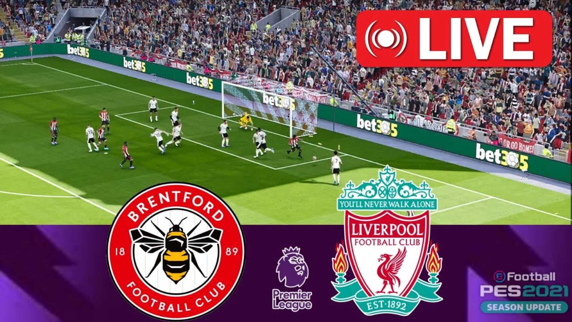 Liverpool Vs Brentford Premier League Match 2025