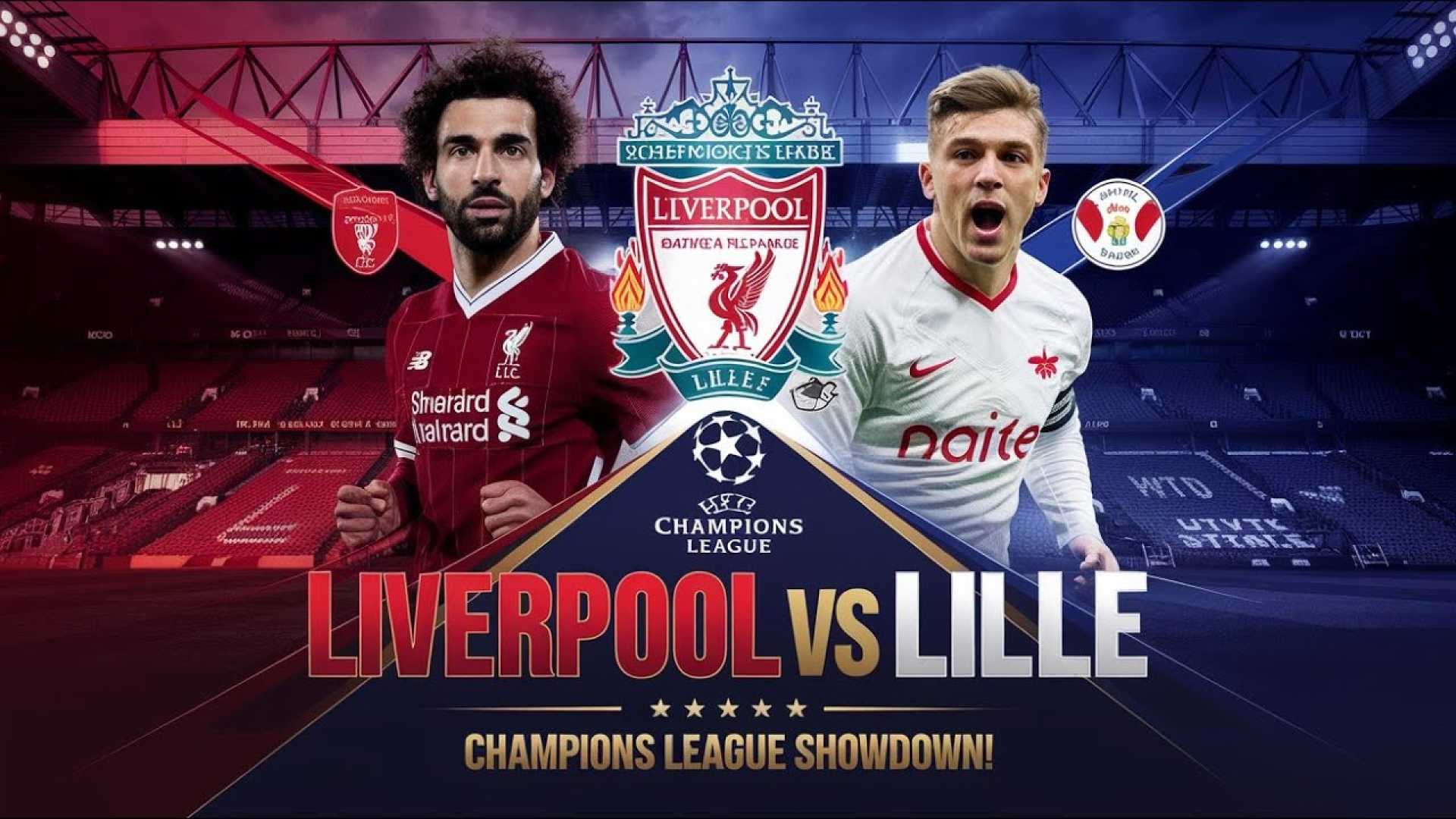 Liverpool Vs Lille Champions League Match At Anfield