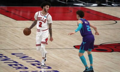 Lonzo Ball Lamelo Ball Nba Game United Center