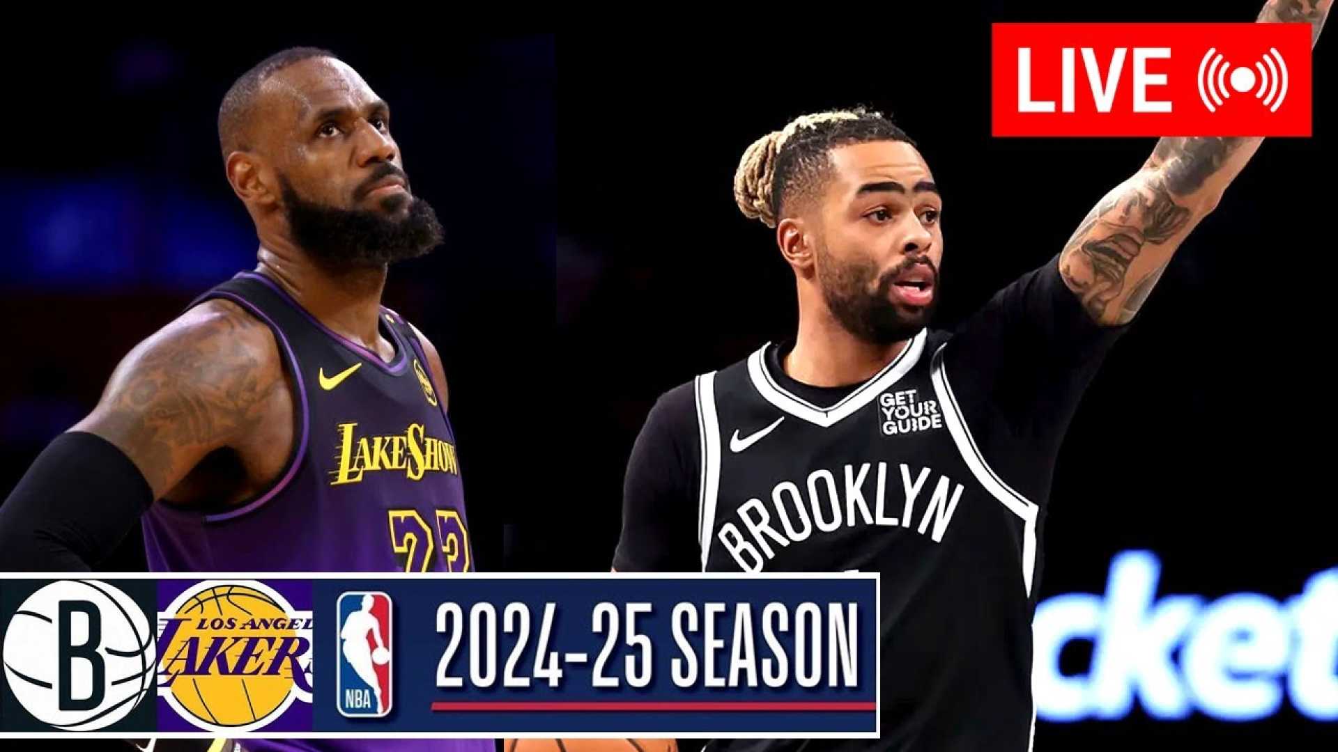 Los Angeles Lakers Vs Brooklyn Nets 2025 Nba Game