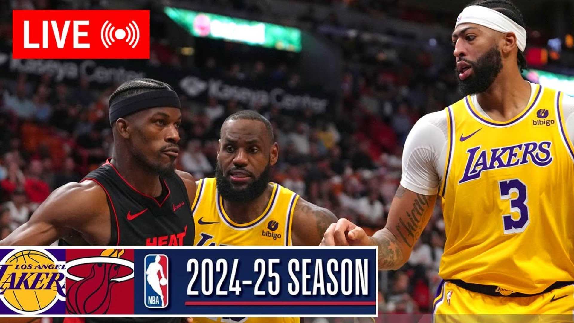 Los Angeles Lakers Vs Miami Heat 2025 Nba Game