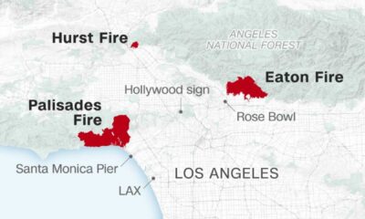 Los Angeles Wildfire Damage Map 2025