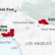 Los Angeles Wildfire Damage Map 2025