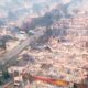 Los Angeles Wildfire Destruction Aerial View