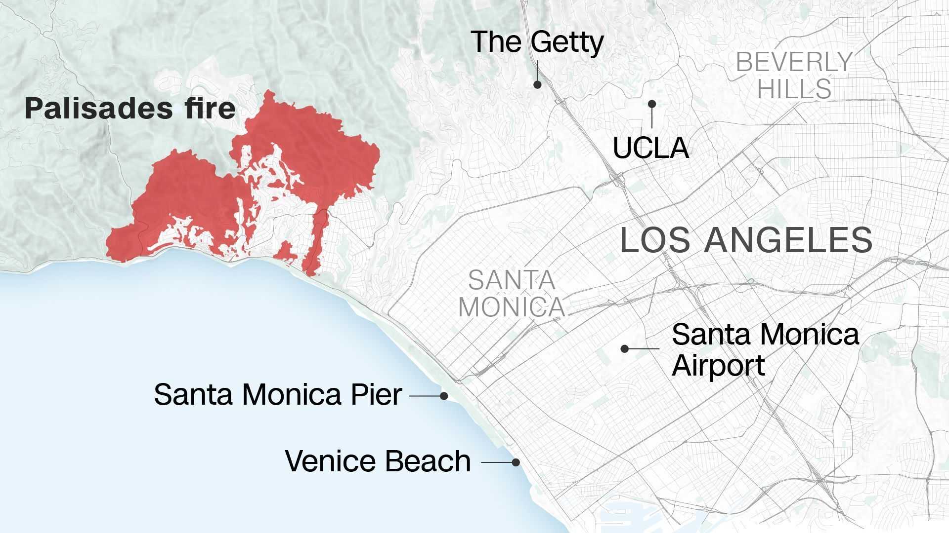 Los Angeles Wildfires 2023 Evacuation Map