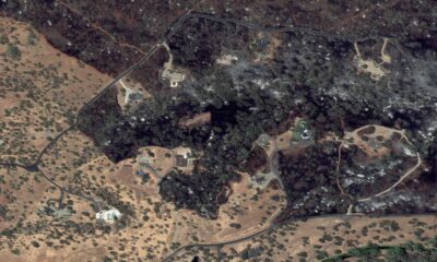 Los Angeles Wildfires 2024 Aerial View