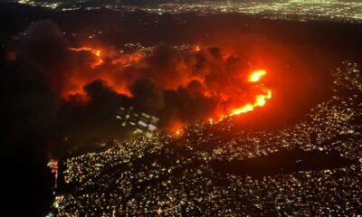 Los Angeles Wildfires 2025 Aerial View