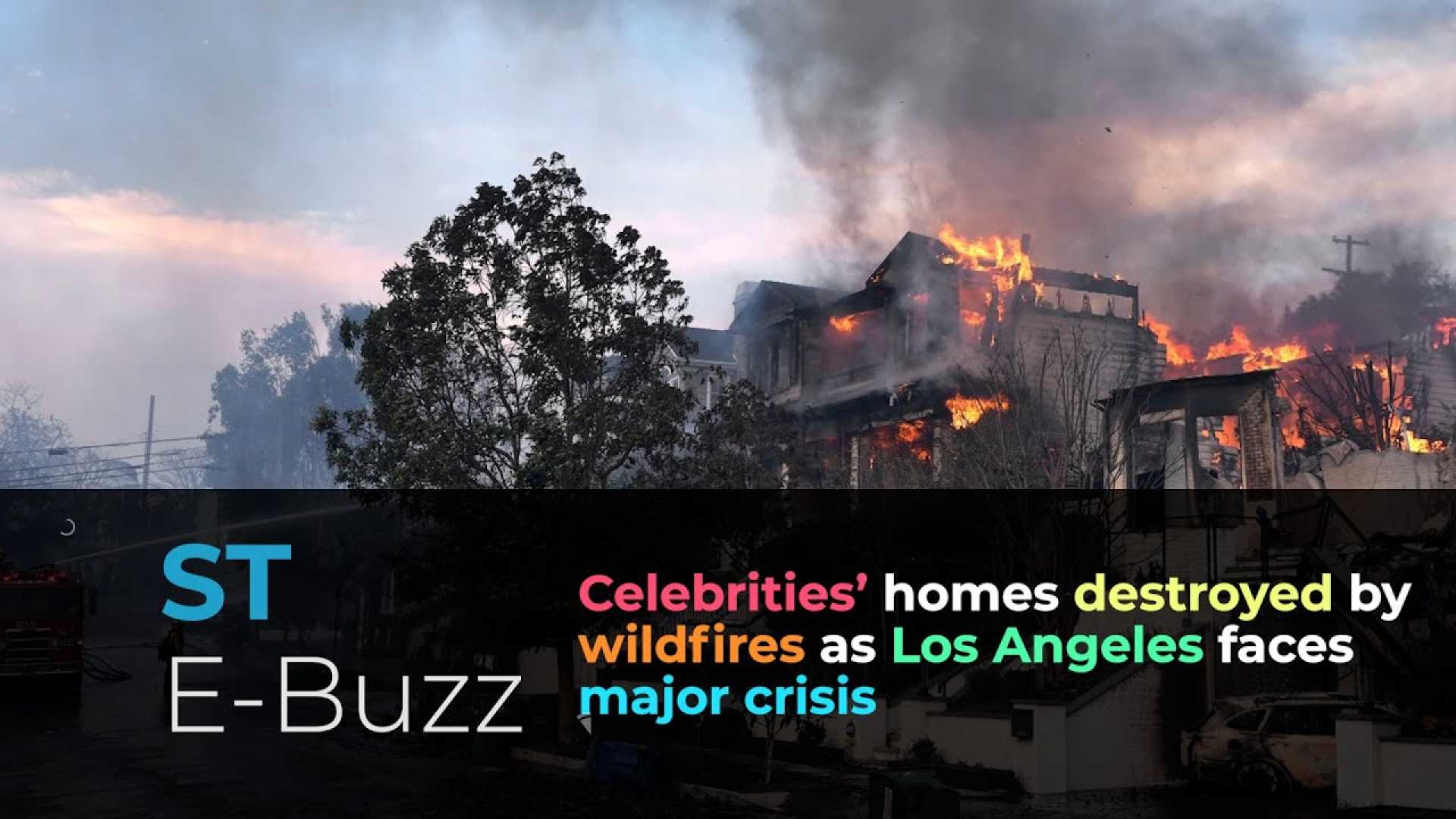 Los Angeles Wildfires Celebrity Homes Destruction