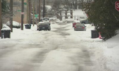 Louisville School Bus Snowy Road Winter Weather