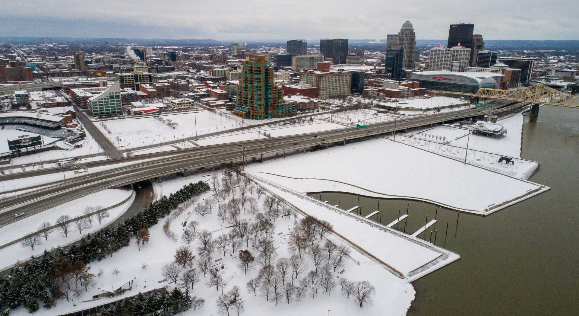 Louisville Winter Storm Snow Accumulation 2025