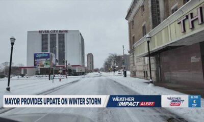 Louisville Winter Storm Snow Covered Streets 2025