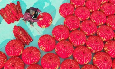 Lunar New Year 2025 Red Lanterns Nanjing China