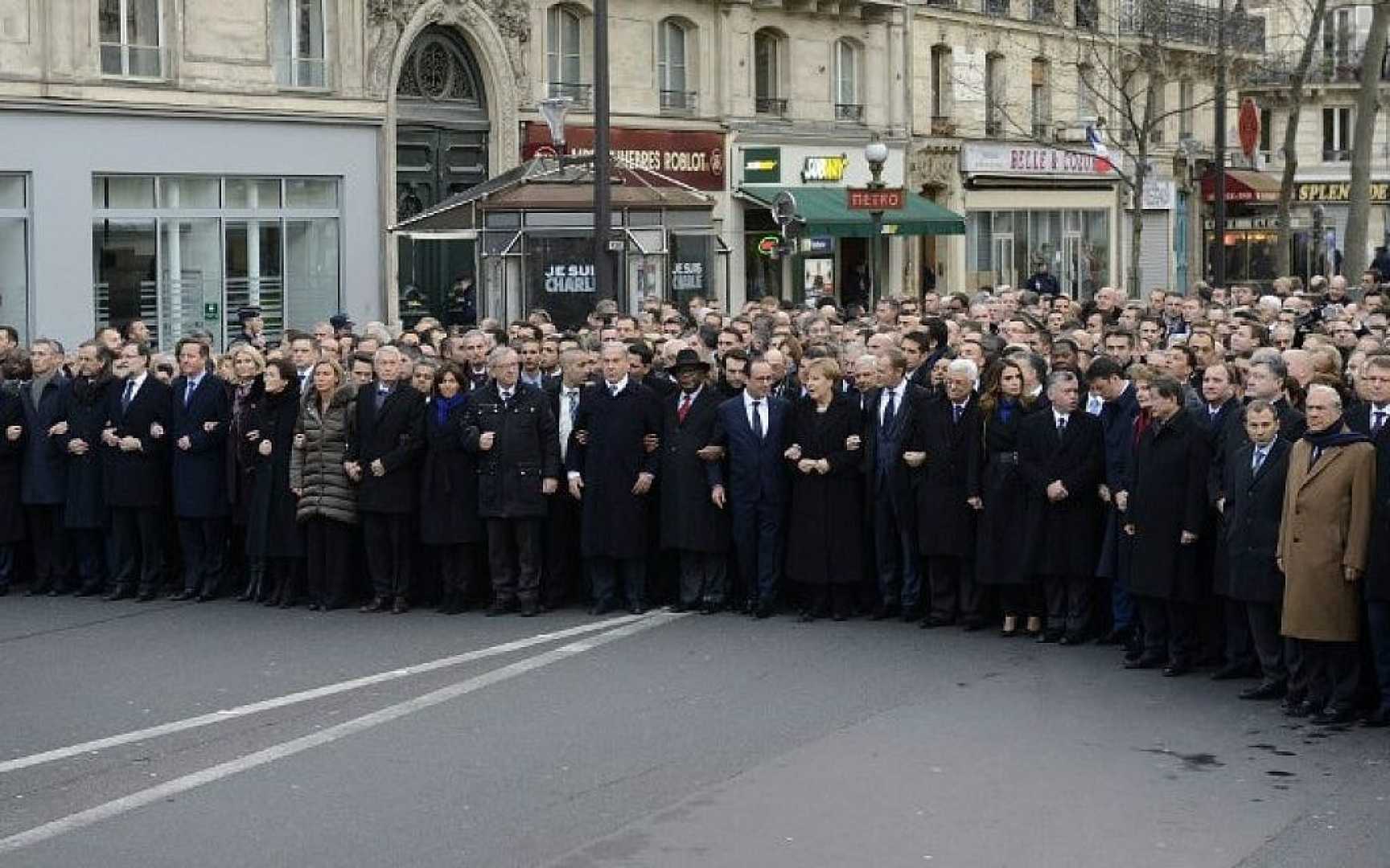 Luxembourg Clairefontaine Charlie Hebdo Rally 2015