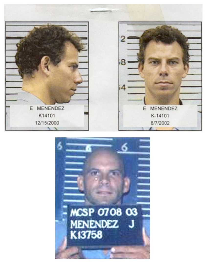 Lyle And Erik Menendez Courtroom Mugshots 1996