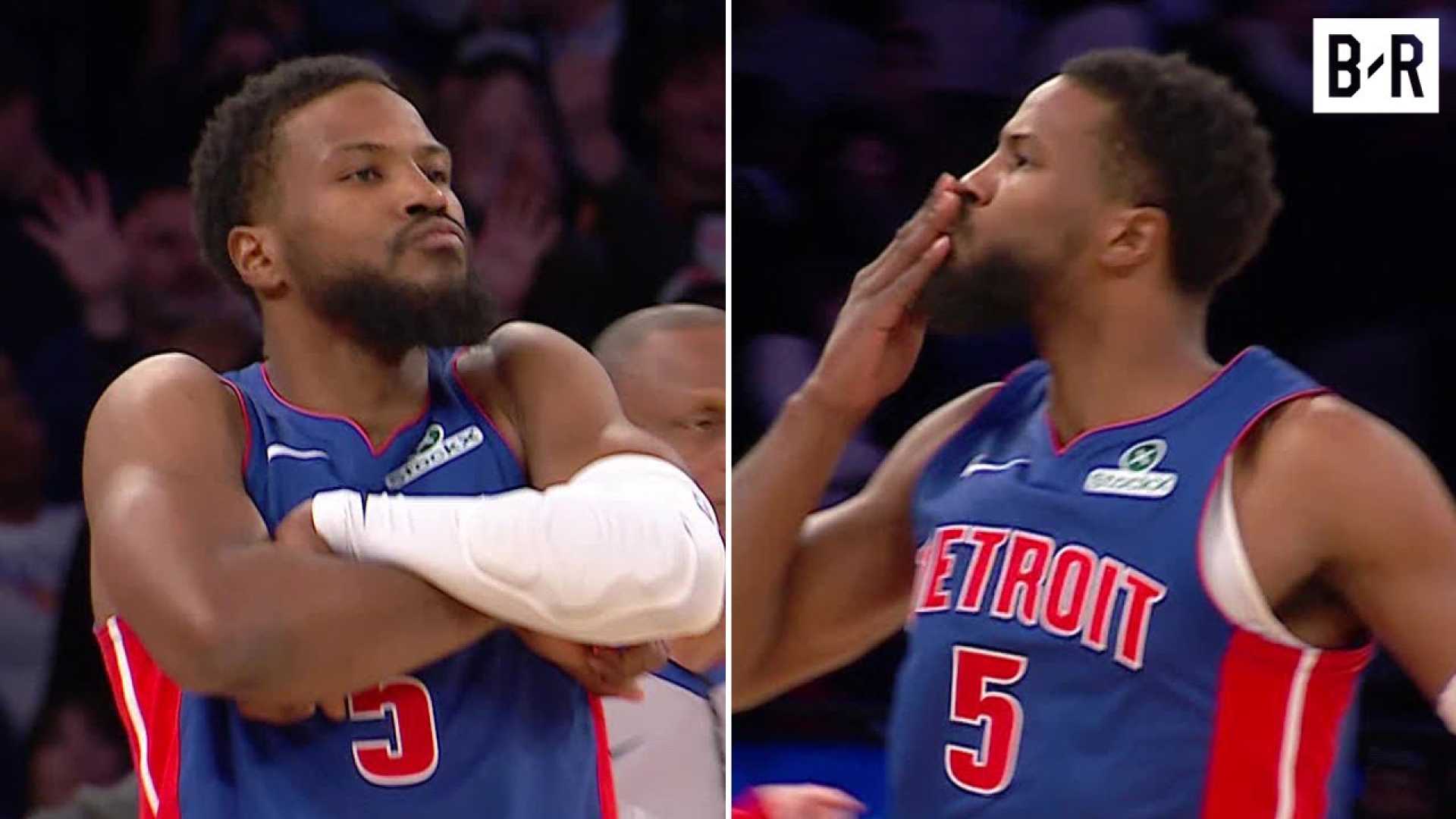 Malik Beasley Pistons Game Winning Shot Madison Square Garden