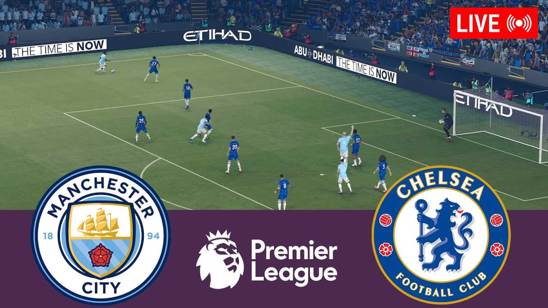 Manchester City Vs Chelsea Premier League Match 2025