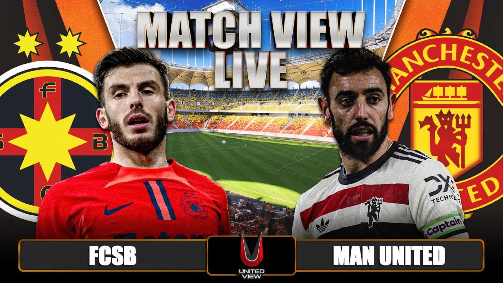 Manchester United Vs Fcsb Europa League Match