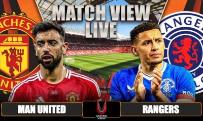 Manchester United Vs Rangers Europa League Match