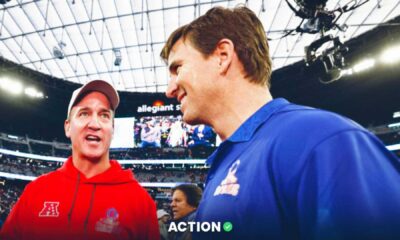 Manning Brothers Super Bowl Kicking Competition