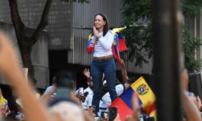 María Corina Machado Protest Caracas 2025