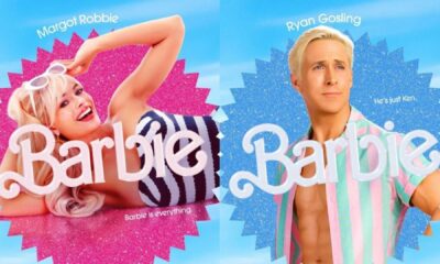 Margot Robbie Greta Gerwig Barbie Movie Poster