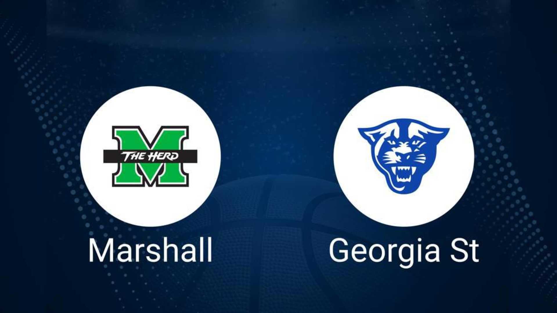 Marshall Thundering Herd Vs Georgia State Panthers Basketball Game