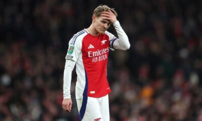 Martin Odegaard Arsenal 2025 Match Action