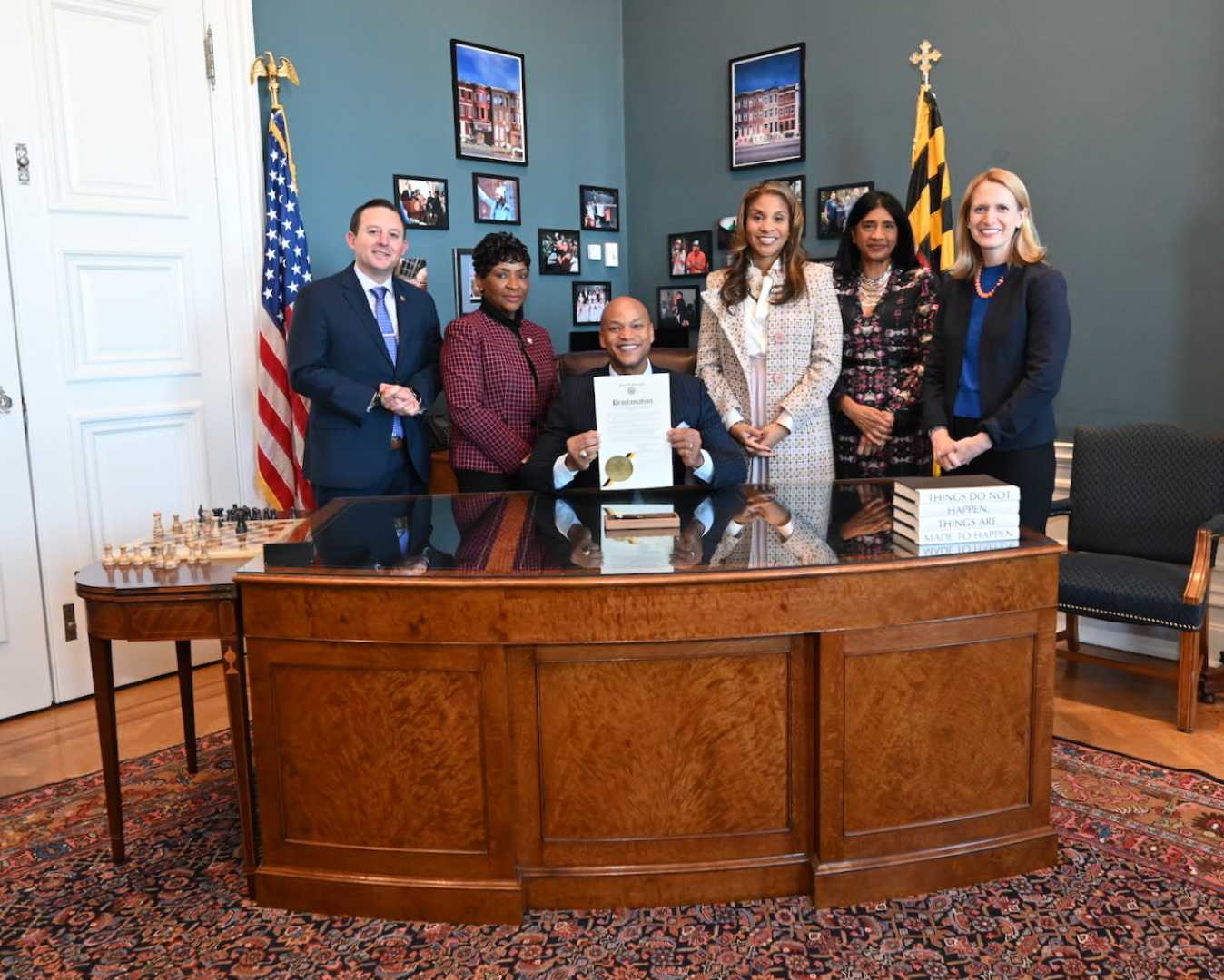 Maryland Governor Wes Moore Signing Abortion Rights Proclamation