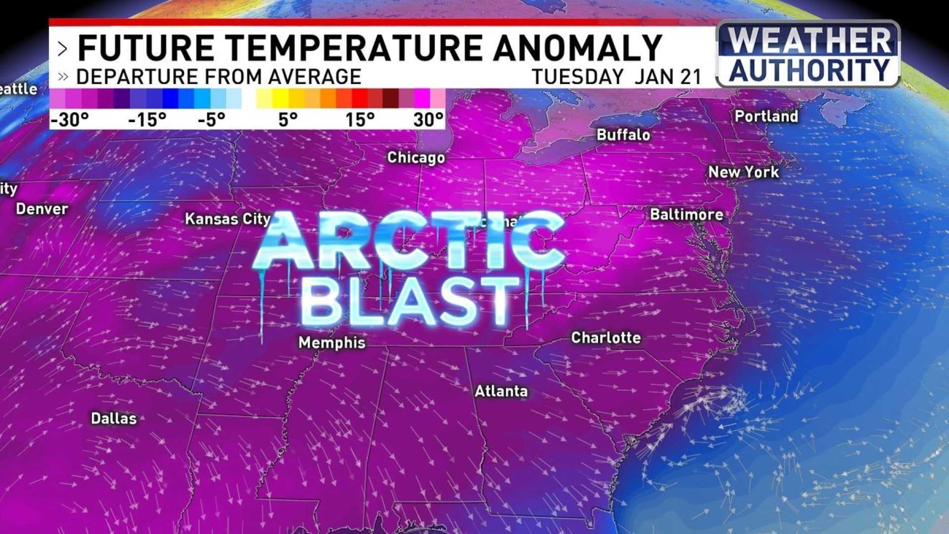 Maryland Snow Showers And Arctic Blast 2025