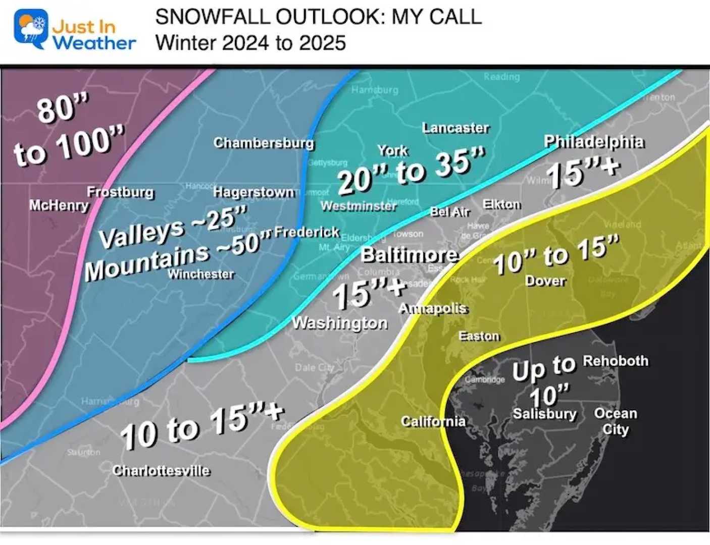 Maryland Winter Storm Snowfall Forecast 2025