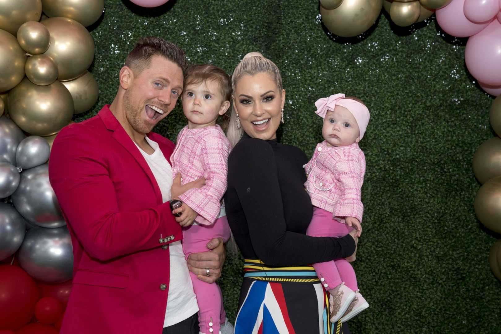 Maryse And The Miz Family Photo 2025