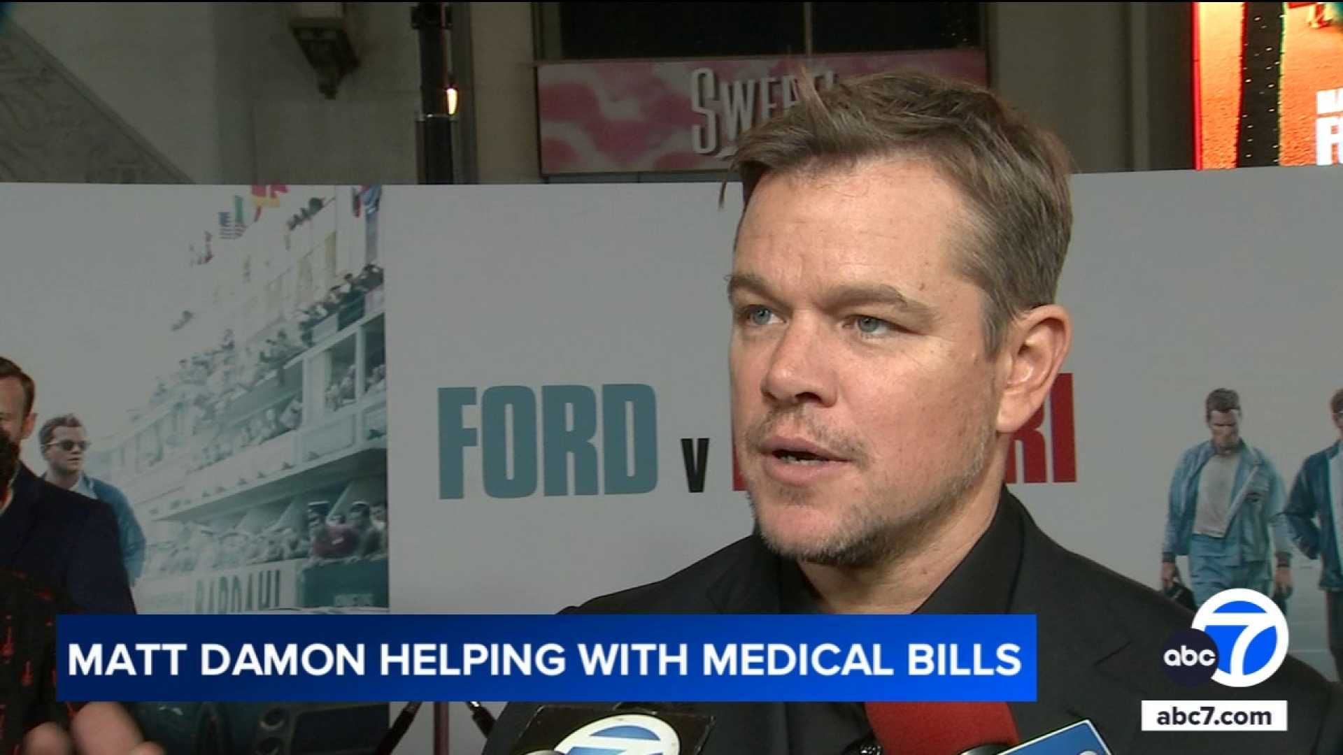 Matt Damon Kristen Bell Medical Debt Fundraiser