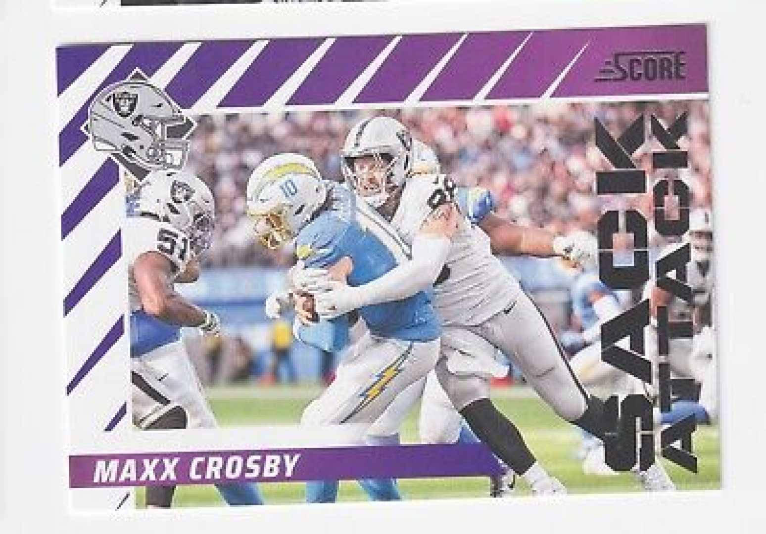 Maxx Crosby Las Vegas Raiders 2024 Game Action