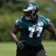 Mekhi Becton Philadelphia Eagles Game Action