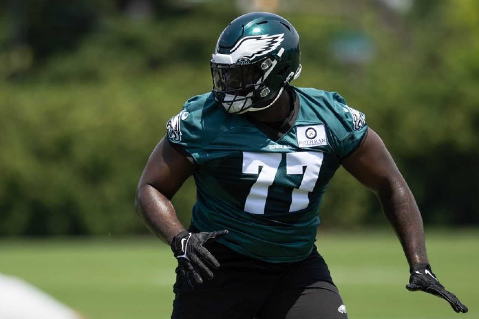 Mekhi Becton Philadelphia Eagles Game Action