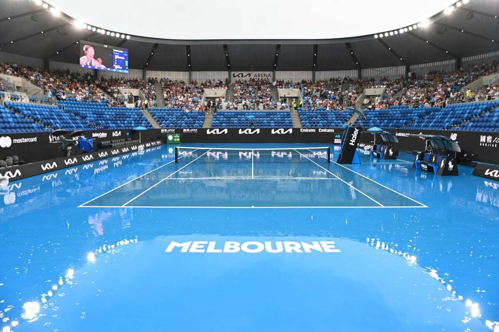 Melbourne Thunderstorm Flooding Australian Open 2025