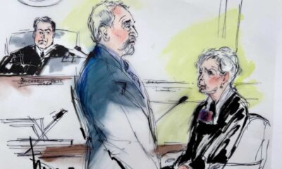 Menendez Brothers Courtroom Sketch 1989