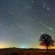 Meteor Shower Night Sky