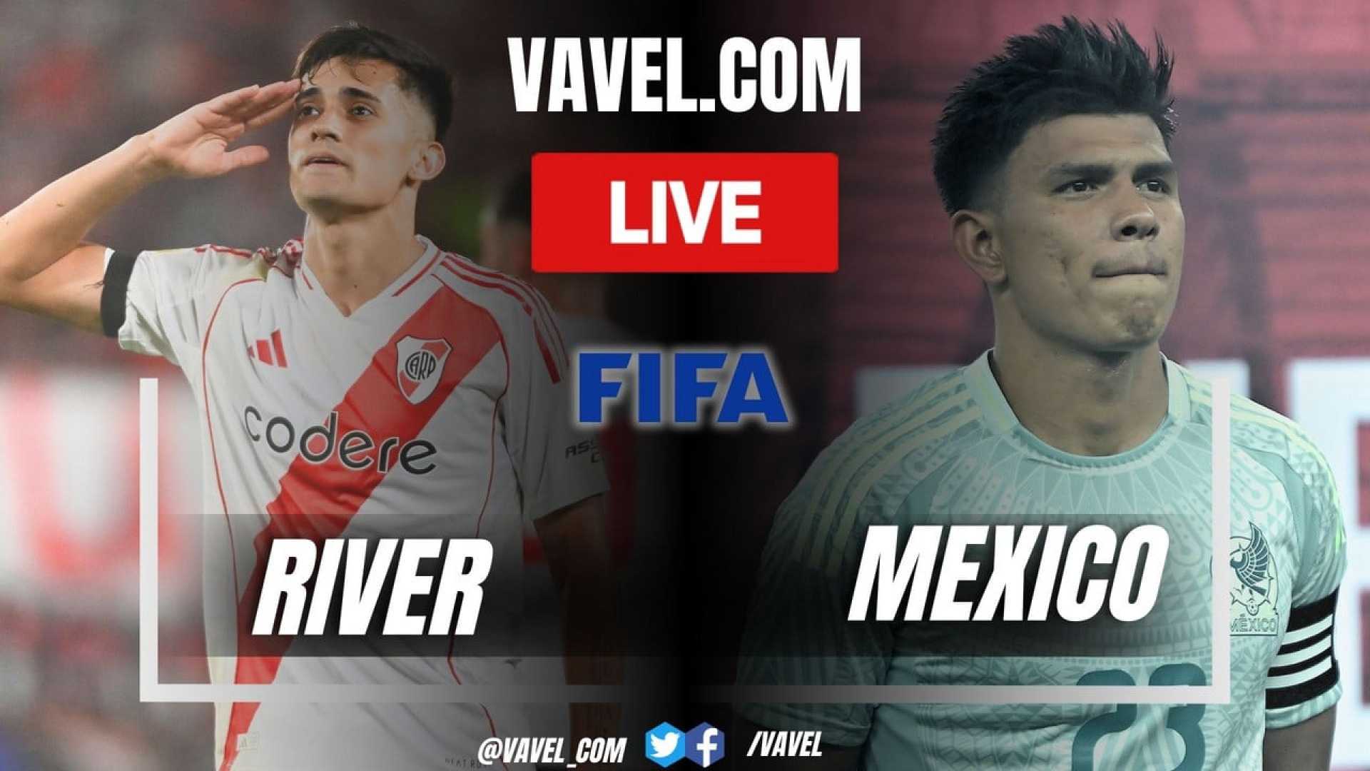 Mexico Vs River Plate Friendly Match 2025